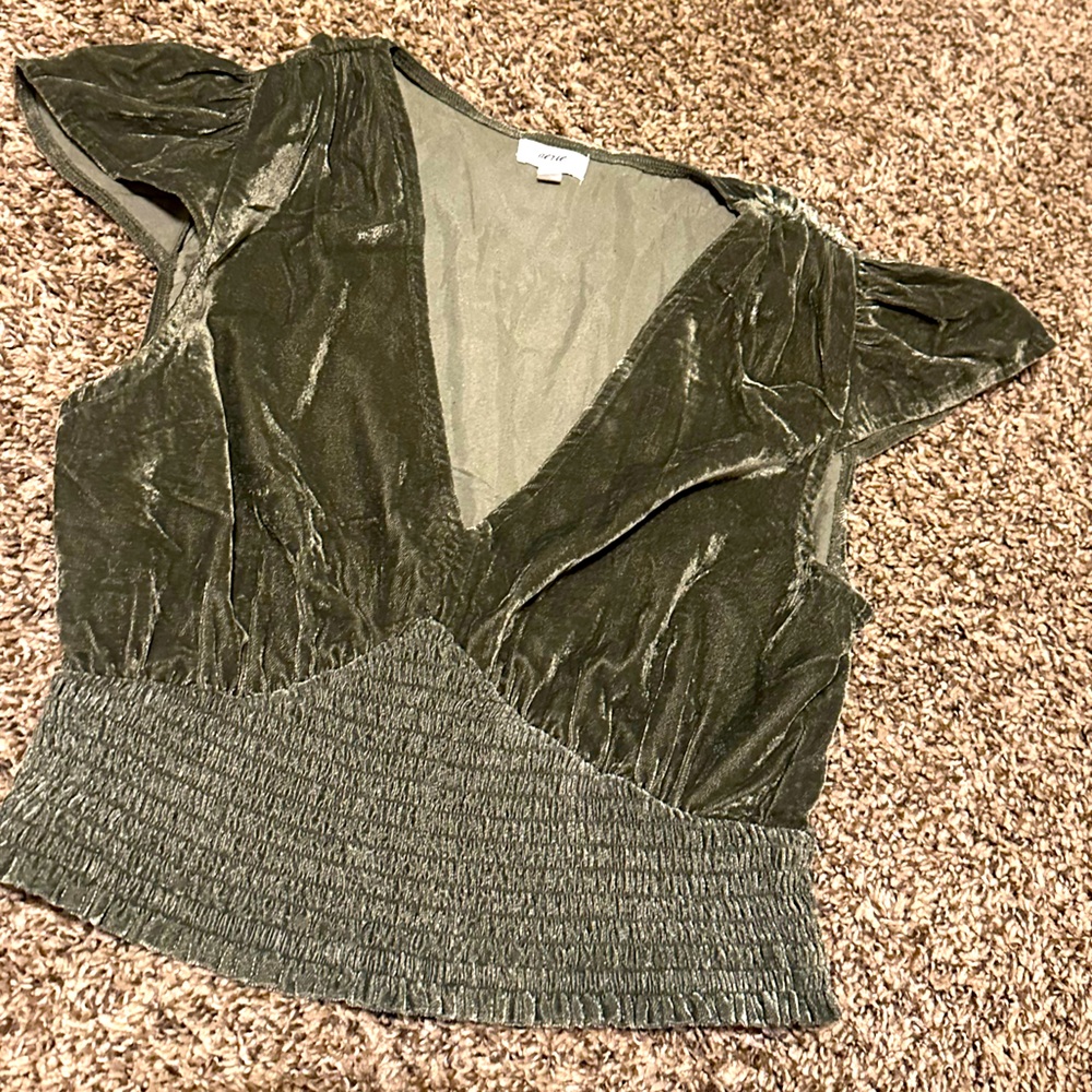 Aerie velvet shirt